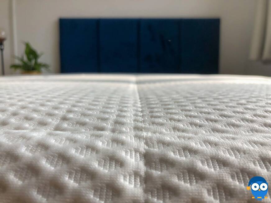 Close up of DreamCloud mattress cover